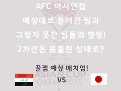 아시안컵 조별 경기일정!