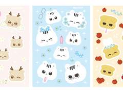 데못죽 스티커, 그립톡 도안 유료배포