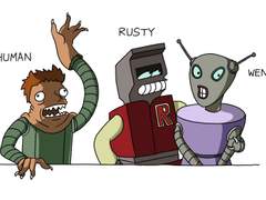 퓨처라마의 Rusty, Wendy 그리고 Human