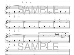 김오뎅 악보제작 커미션 샘플 - 2단 악보