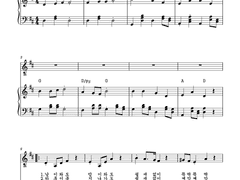 [사호 평온자의 전자 악보][3단]시계 (동요)