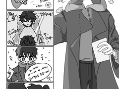 [4컷 만화]★친구에게 코스프레를 부탁 받았다!-5