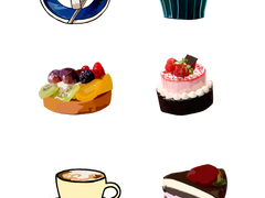 [굿노트 삼성노트 다꾸 스티커][달콤한 휴식 by CHIKSY]