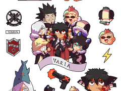 가히리 스티커 도안