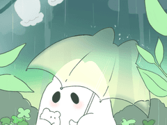 [냐고] 비오는 날