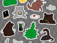 [아이소/월야환담] 동물화 스티커 배포