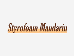 Styrofoam Mandarin