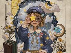 맹인-헬레나 아담스 생일 일러스트