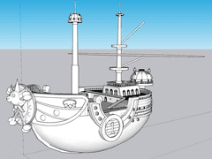 [2차 창작] 배경 무료 배포 - 원피스 싸우전드 써니 호