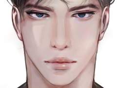 커미션 반실사 정면 남자