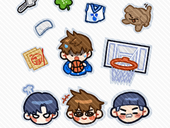 가비지타임 스티커 도안 유료배포