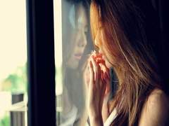 고개를 떨구는 것