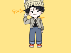 [세븐틴 / SVT / 그림] 귀여운 우지와 타락 천사 정한이