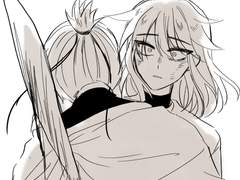 원작 장면 내 그림체/ 사심이 담긴 나견