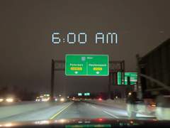 오전 6시 출근 영상