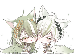 고양이 남매자캐