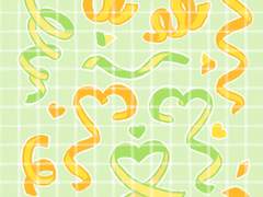 [굿노트 스티커]컨페티 리본 3종 굿노트 스티커 무료배포