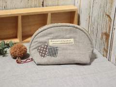 핸드메이드 조각패치 파우치