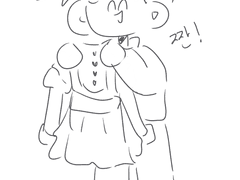 [사색조] 신이치 메이드복 만화