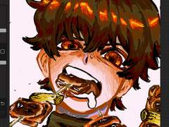 완전 빠른 정사각형 얼빡 커미션