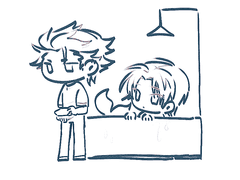 [쿠로케이] H 사후 H와 똑같이 생긴 인어 주운 K