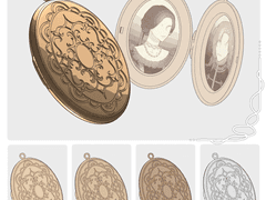 [MUG 선화 3D] 로켓 목걸이 (기간 한정 무료 배포)