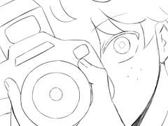 바쿠고 몰래 관찰하는..