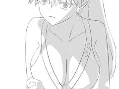 바쿠고 남자일때도 거유인데