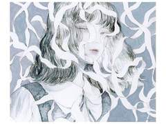 소녀는 흰 빛의 바다에서 잠든다