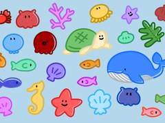 굿노트 바다 친구 스티커