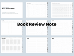 굿노트 독서 리뷰 노트 - 디지털 하이퍼링크O