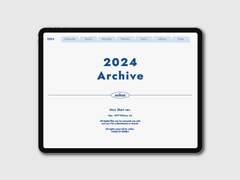 아이패드 굿노트 속지, 2024 Archive