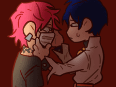 [이오사루] 걱정과 생각은 돌고 돌고