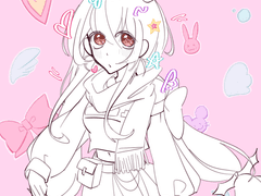 반신 오마카세 러프 낙서 커미션