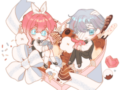 [신청 마감!] 💝발렌타인 고정틀 커미션💝