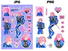 샤이니 키 콘서트 2착 스티커 도안 유료판매