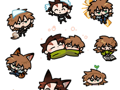 이소이부자 굿즈 도안 배포용