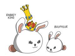 Sweet Witches 의 Rabbit King 과 Bouffeur