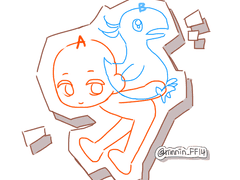 꼬마친구를 업어보자! 커미션