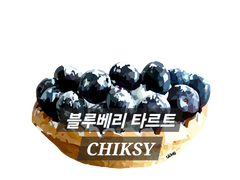 [굿노트 삼성노트 다꾸 스티커][블루베리 타르트 by CHIKSY]