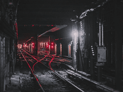 이매 오솔길 출입 금지 안내문