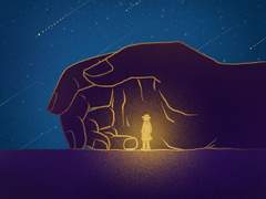 빛이 비추는 곳으로