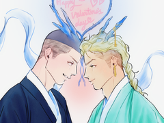 설날 기념+발렌타인 기념 우태