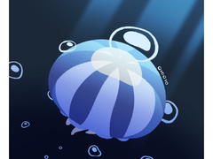 2024.02.15 해파리 일러스트