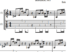 レプリカ(replica)acoustic.ver 악보