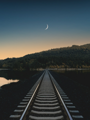 마슐 오로라 열차에서