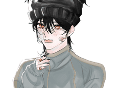 오마카세 두상 낙서 커미숑