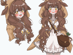 흉상+반신 커미션 모음