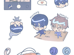 [가비지타임] 뱅상 스티커 도안