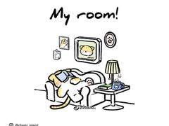 ios│CHOMI 율끼 마이룸 카카오톡 테마 - 아이폰